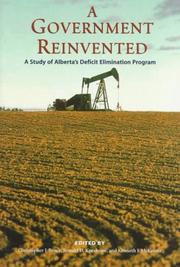 Cover of: A government reinvented by edited by Christopher Bruce, Ronald Kneebone, and Kenneth McKenzie.