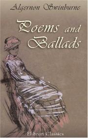 Cover of: Poems and Ballads by Algernon Charles Swinburne