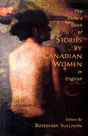 Cover of: The Oxford book of stories by Canadian women in English