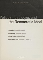 Cover of: Political ideologies and the democratic ideal