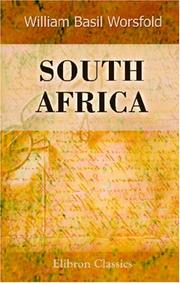 Cover of: South Africa: A Study in Colonial Administration and Development