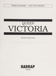 Cover of: Queen Victoria (World Leaders Past and Present) by 