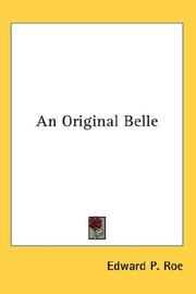 Cover of: An Original Belle