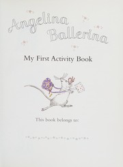 Cover of: My first activity book