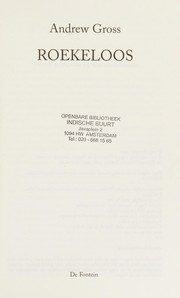 Cover of: Roekeloos