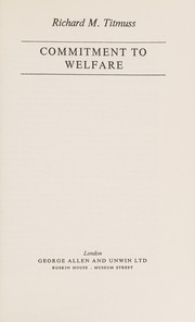 Cover of: Commitment to welfare