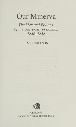 Our Minerva by F. M. G. Willson