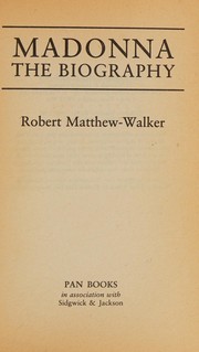 Cover of: Madonna - The Biography by Robert Matthew-Walker