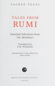 Cover of: Tales from Rumi by Rumi (Jalāl ad-Dīn Muḥammad Balkhī)