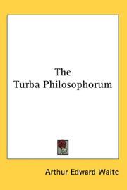 Cover of: The Turba Philosophorum