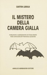 Cover of: Il mistero della camera gialla