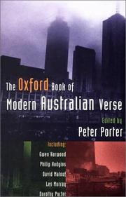 Cover of: The Oxford Book of Modern Australian Verse