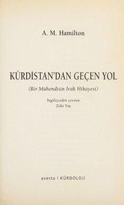 Cover of: Kürdistan'dan geçen yol by Archibald Milne Hamilton