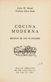 Cocina moderna by Joyce M. Sarner, Fortuna Calvo Roth