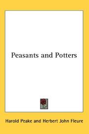 Cover of: Peasants and Potters by Harold Peake, Herbert John Fleure