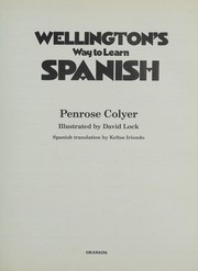 Cover of: Wellington's way to learn Spanish