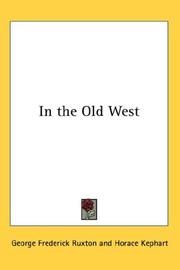 Cover of: In the Old West