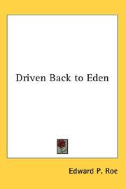 Cover of: Driven Back to Eden