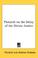 Cover of: Plutarch on the Delay of the Divine Justice