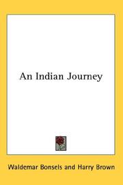 Cover of: An Indian Journey