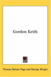 Cover of: Gordon Keith