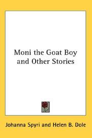 Cover of: Moni the Goat Boy and Other Stories by 