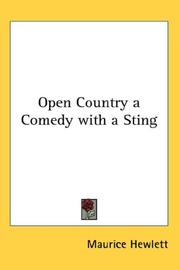 Cover of: Open Country a Comedy with a Sting