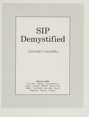 Cover of: SIP demystified