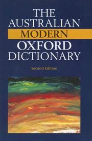 Cover of: The Australian Modern Oxford Dictionary