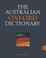 Cover of: The Australian Oxford Dictionary