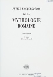 Cover of: Petite encyclopédie de la mythologie romaine by Joël Schmidt