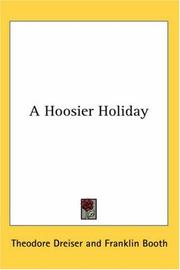Cover of: A Hoosier Holiday | 