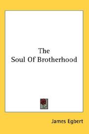 Cover of: The Soul Of Brotherhood