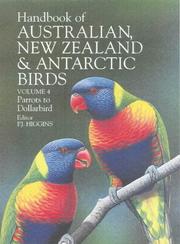 Cover of: Handbook of Australian, New Zealand and Antarctic Birds: Volume 4: Parrots to Dollarbirds (Handbook of Australian, New Zealand & Antarctic Birds)