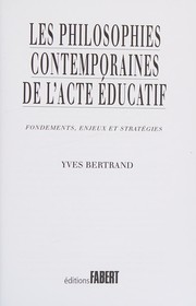 les-philosophies-contemporaines-de-lacte-educatif-cover