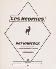 Cover of: Les licornes