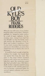 Cover of: Old Kyle's boy by Frank Roderus
