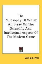 Cover of: The philosophy of whist