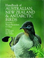 Cover of: Handbook of Australian, New Zealand and Antarctic Birds: Volume 5 by 