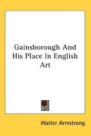 Cover of: Gainsborough And His Place In English Art