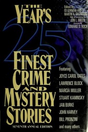 Cover of: The Year's 25 Finest Crime & Mystery Stories: (Years 25  Finest Crime and Mystery Stories)