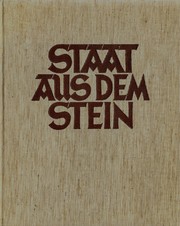 Cover of: Staat aus dem Stein: Denkmäler, Geschichte und Bedeutung der ägyptischen Plastik während des Mittleren Reichs.