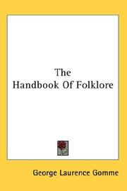 Cover of: The Handbook Of Folklore