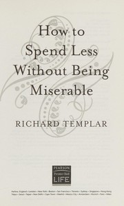 Cover of: How to spend less without being miserable