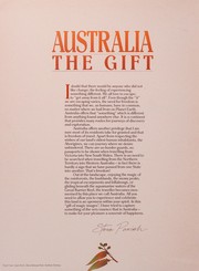 Cover of: Australia the gift by Steve Parish