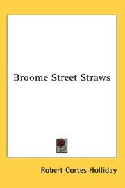 Cover of: Broome Street Straws