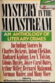 Cover of: Mystery in the Mainstream: an anthology of literary crimes