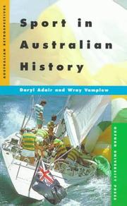 Cover of: Sport in Australian history