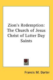 Cover of: Zion's Redemption by Francis Michael Darter