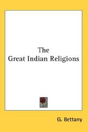 Cover of: The Great Indian Religions